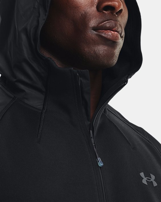 เสื้อสแว็คเก็ต UA Essential สำหรับผู้ชาย, Black, pdpMainDesktop image number 3